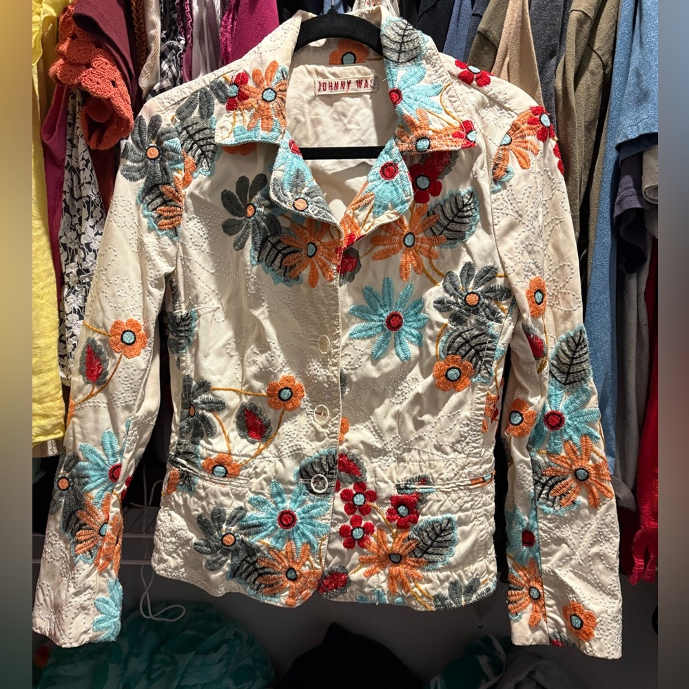 Johnny Was Flower Blazer